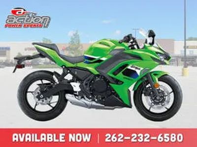 2026 Kawasaki Ninja® 650 ABS — front three-quarter view