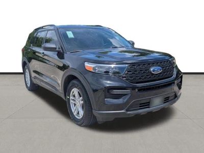 2022 Ford Explorer — rear three-quarter view