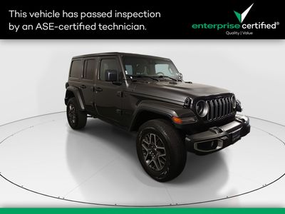 2025 Jeep Wrangler Sahara 4 Door 4x4 — front three-quarter view