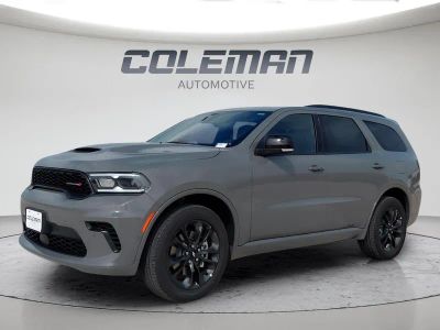 2026 Dodge Durango GT Plus in Destroyer Gray Clear-Coat Exterior Paint — front three-quarter view