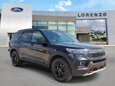 2023 Ford Explorer — rear three-quarter view