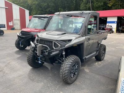 2025 Polaris® RANGER XD 1500 NorthStar Edition Ultimate-Titanium — front three-quarter view