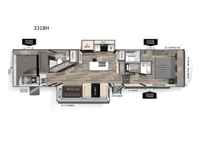 2026 Forest River RV Cherokee Arctic Wolf — side profile view