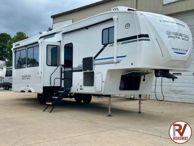 2026 Forest River RV Cherokee Arctic Wolf — front three-quarter view
