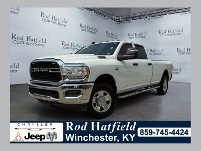 2023 RAM 2500 Tradesman in Bright White Clearcoat — front three-quarter view