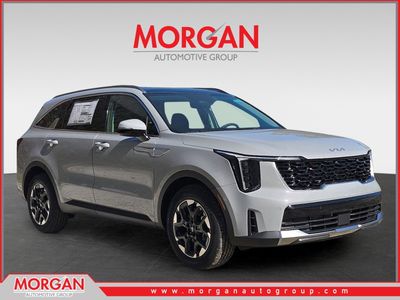 2026 Kia Sorento S in Wolf Gray — front three-quarter view