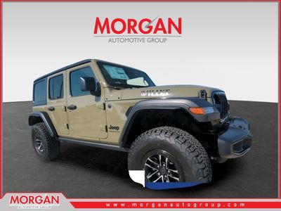 2026 Jeep Wrangler Willys in Green — front three-quarter view
