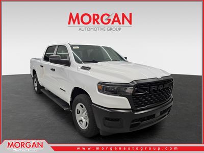 2026 Ram 1500 Tradesman in Bright White Clearcoat — front three-quarter view