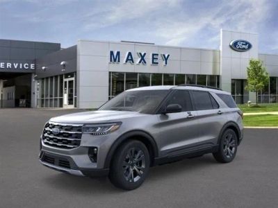 2026 Ford Explorer Active in Carbonized Gray Metallic — front three-quarter view