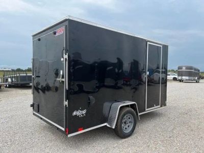 2023 PACE CARGO DELUXE 6X12 — rear three-quarter view