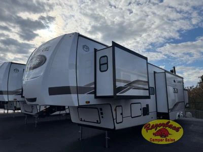 2026 Forest River RV Sabre — rear three-quarter view