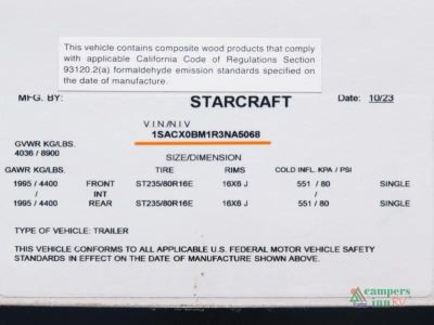2024 Starcraft Starcraft - Photo 18