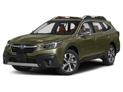 2020 Subaru Outback Touring XT in Magnetite Gray Metallic — front three-quarter view