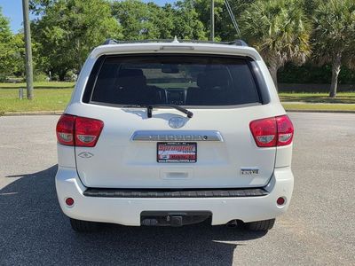 2016 Toyota Sequoia — rear three-quarter view