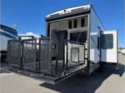 2025 Shasta RVs 389DEK — front three-quarter view