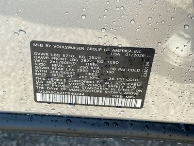 2026 Volkswagen Atlas — photo 42 view