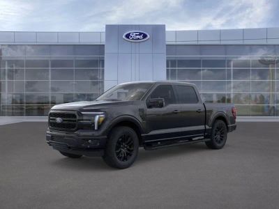 2026 Ford F-150 in Agate Black — front three-quarter view