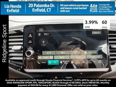 2026 Honda Ridgeline Sport - Photo 18