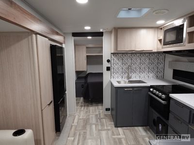 2025 Prime Time RV Tracer — engine compartment view