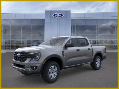2026 Ford Ranger in M7 Gray — front three-quarter view