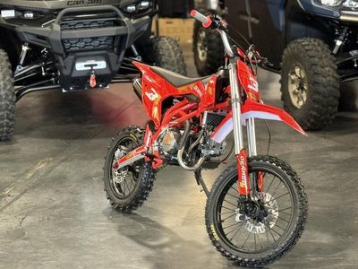 2026 Denago Powersports MX3 in RED — front three-quarter view