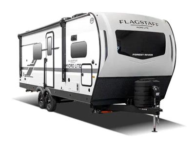 2027 Forest River RV Flagstaff Micro Lite — front three-quarter view