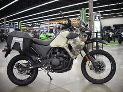 2025 Kawasaki KLR®650 Adventure ABS — front three-quarter view
