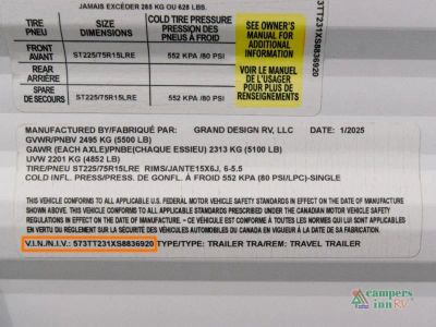 2025 Grand Design Transcend One — photo 35 view