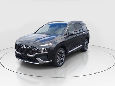 2023 Hyundai Santa Fe — rear three-quarter view