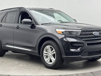 2022 Ford Explorer — rear three-quarter view