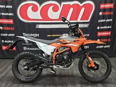2026 KTM 390 Enduro R — front three-quarter view