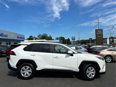 2019 Toyota RAV4 — rear three-quarter view