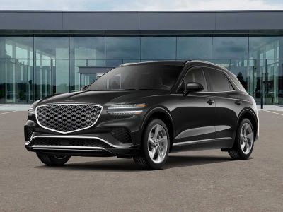 2026 Genesis GV70 2.5T SELECT in Vik Black — front three-quarter view