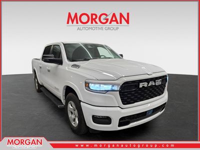 2026 Ram 1500 Big Horn in Bright White Clearcoat — front three-quarter view