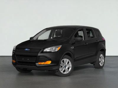2014 Ford ESCAPE TITANIUM in Ingot Silver — front three-quarter view