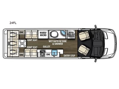 2026 Coachmen Galleria — rear three-quarter view