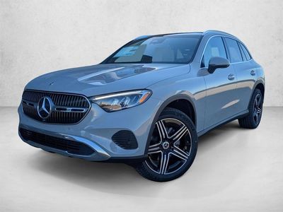 2026 Mercedes-Benz GLC 300 GLC 300 SUV in MANUFAKTUR Alpine Gray — front three-quarter view