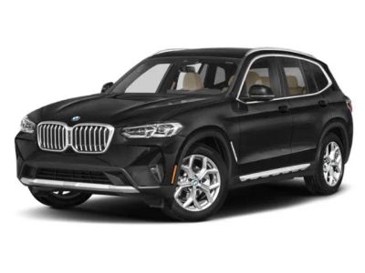 2022 BMW X3 sDrive30i in Phytonic Blue Metallic — front three-quarter view