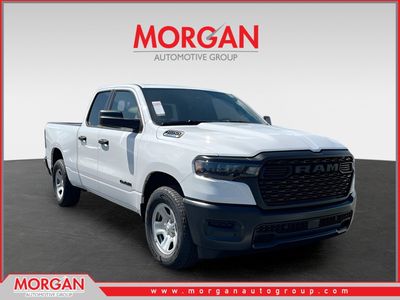 2026 Ram 1500 Tradesman in White — front three-quarter view