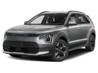 2024 Kia Niro EV Wind in Graphite Gray — front three-quarter view