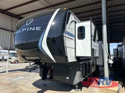 2026 Keystone RV Alpine — rear three-quarter view