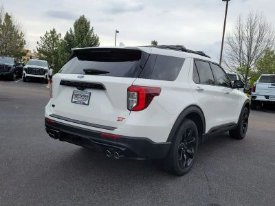 2024 Ford Explorer — rear three-quarter view
