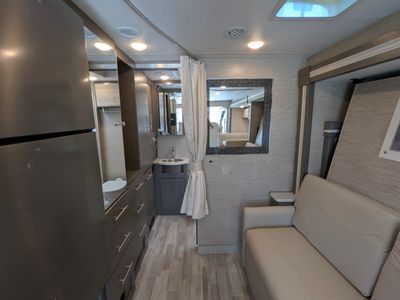 2023 Thor Motor Coach Axis — front three-quarter view