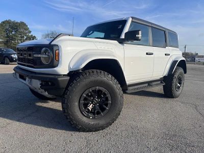 2026 Ford Bronco Raptor in Oxford White — front three-quarter view