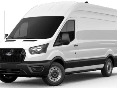 2026 Ford Transit-350 Base in Oxford White — front three-quarter view