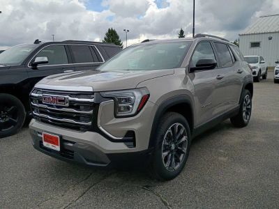 2026 GMC Terrain Elevation in Riverstone Metallic — front three-quarter view