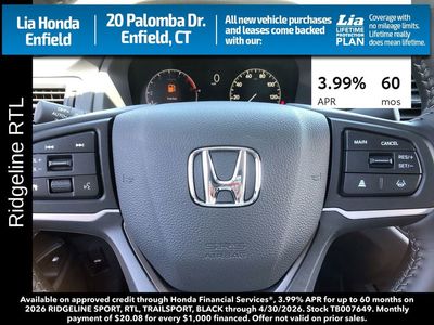 2026 Honda Ridgeline RTL - Photo 16