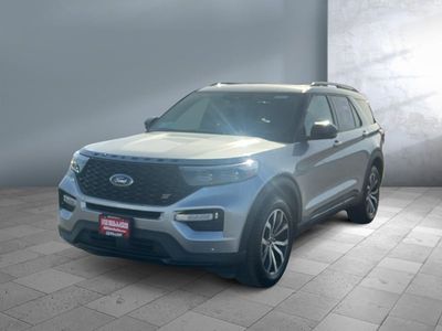 2020 Ford Explorer — front three-quarter view