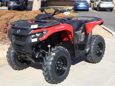 2026 Can-Am Outlander DPS 700 — rear three-quarter view