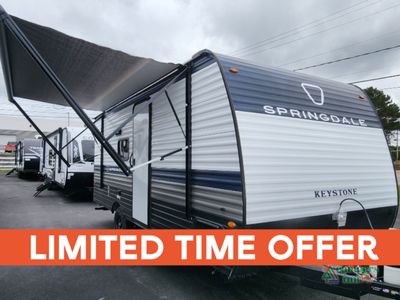 2026 Keystone RV Springdale Mini — front three-quarter view